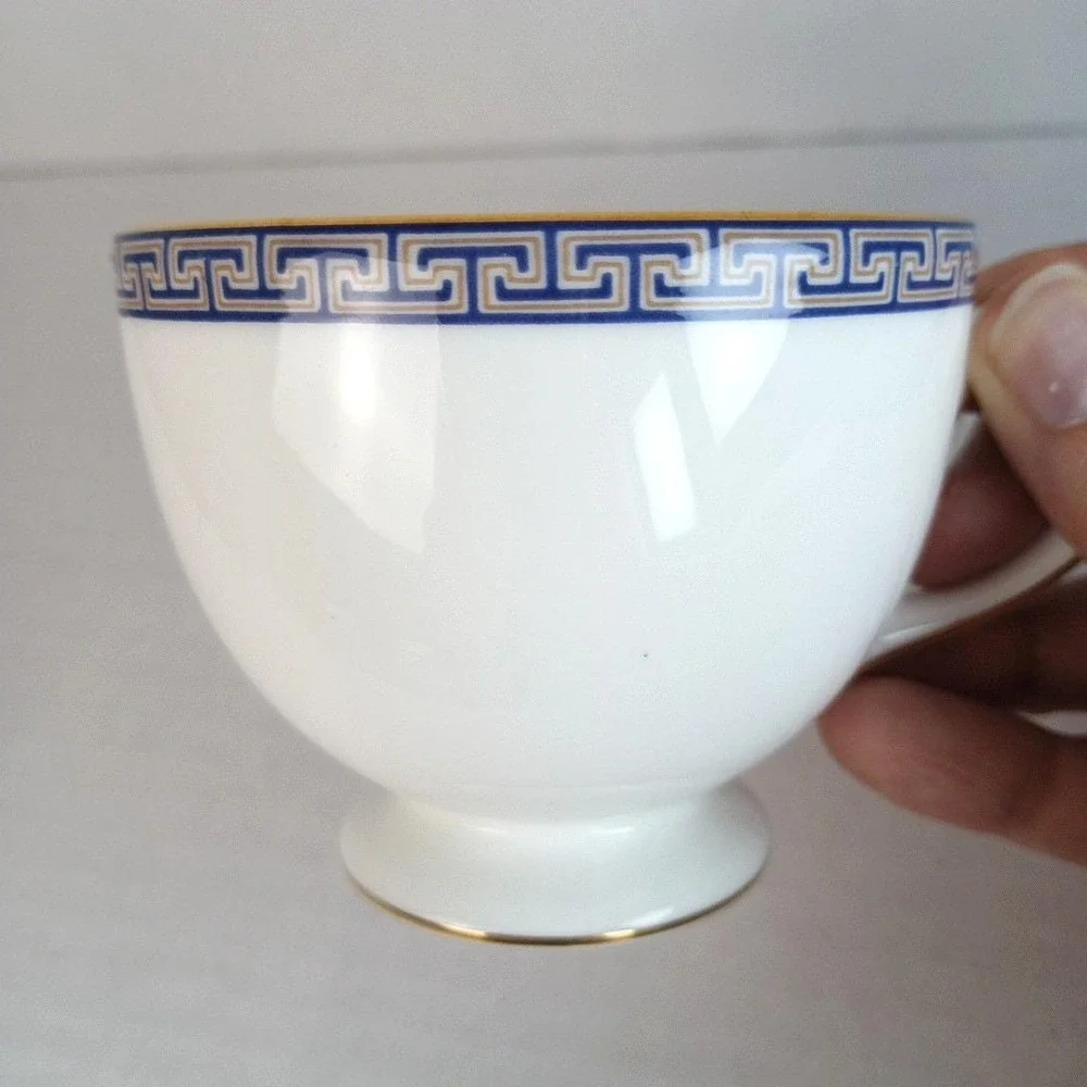 Set of 3 Wedgwood Palatia Footed Replacement Coffee Tea Cups England